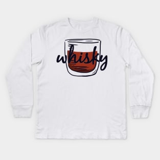 Simple Whisky Kids Long Sleeve T-Shirt